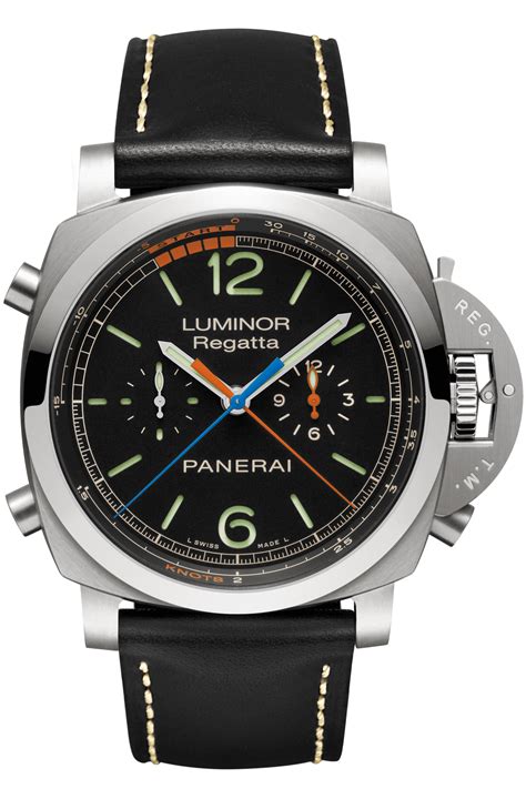 luminor regatta panerai flyback|Panerai Luminor automatic with date.